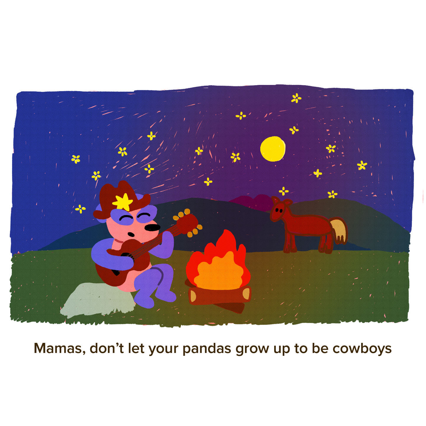 cowboy panda