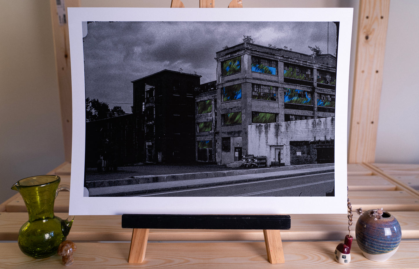 abandoned mill building fine art print