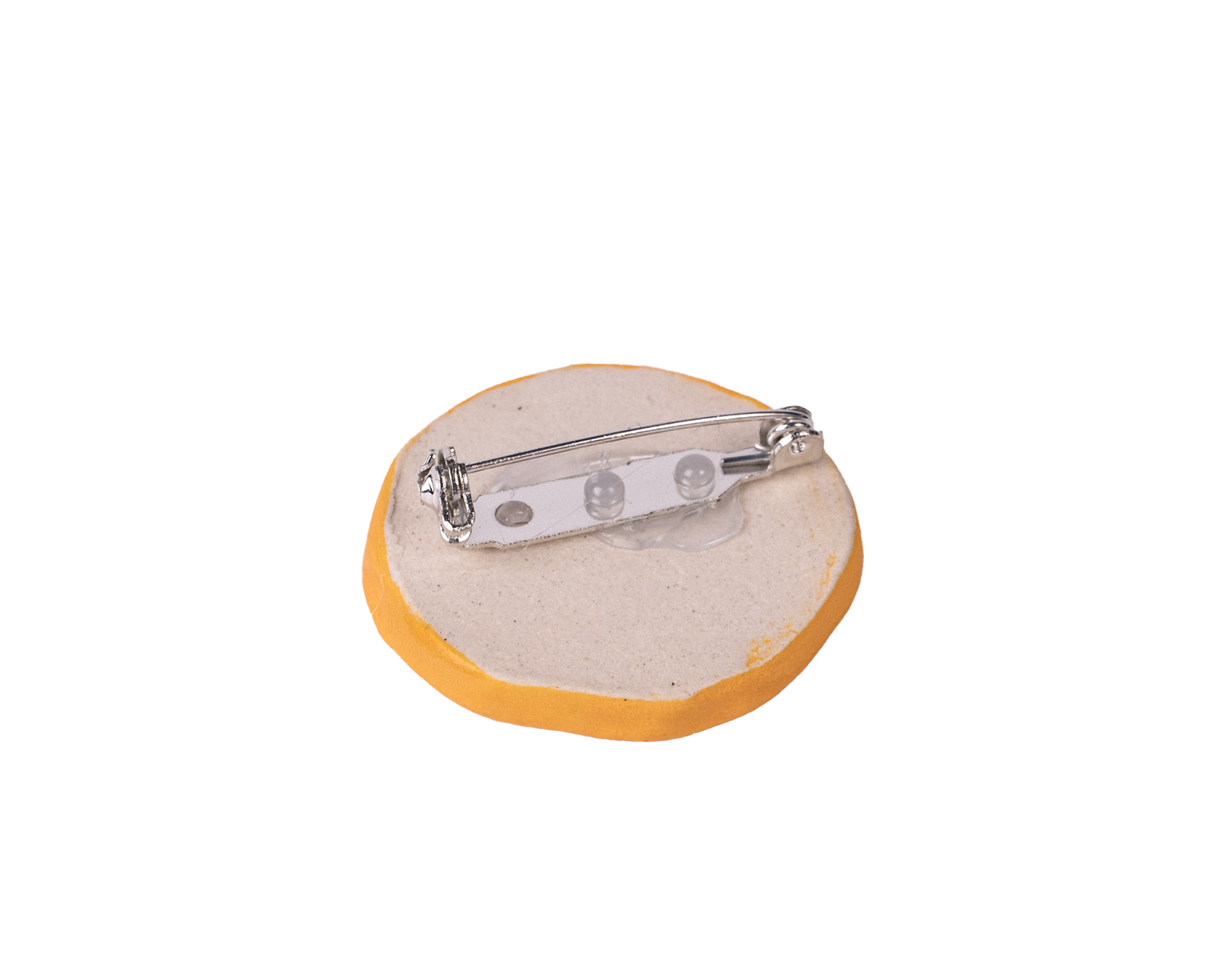 ceramic pin - pansy