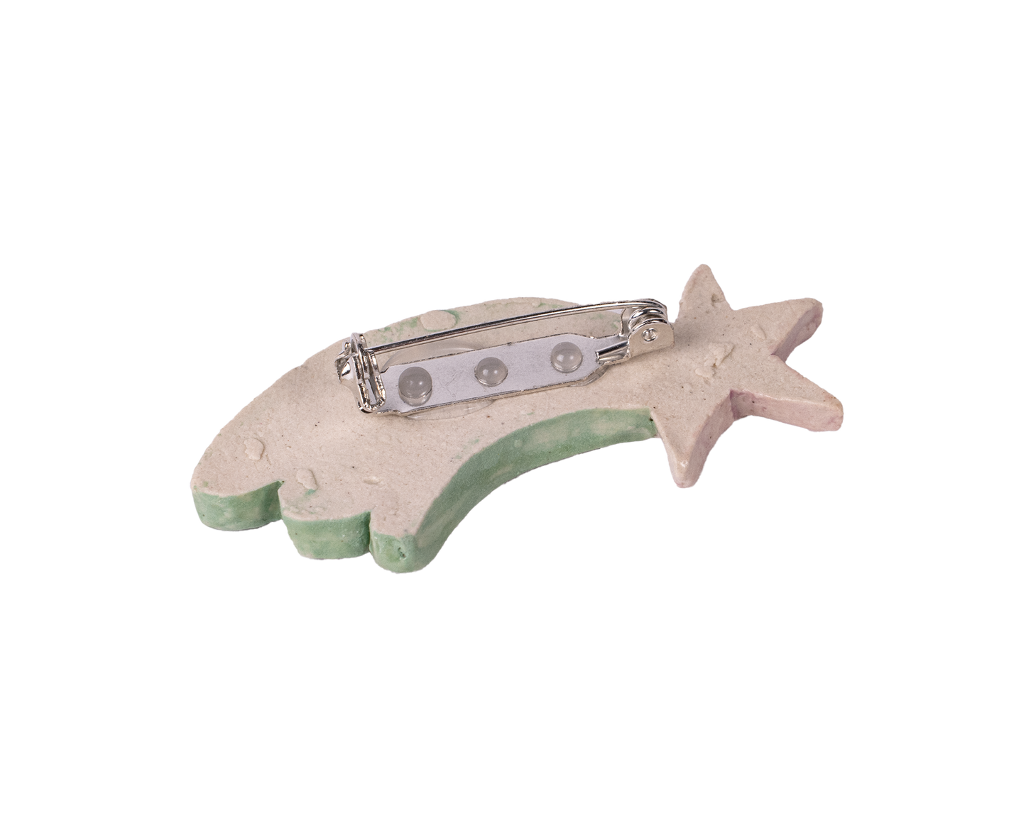 ceramic pin - shooting star