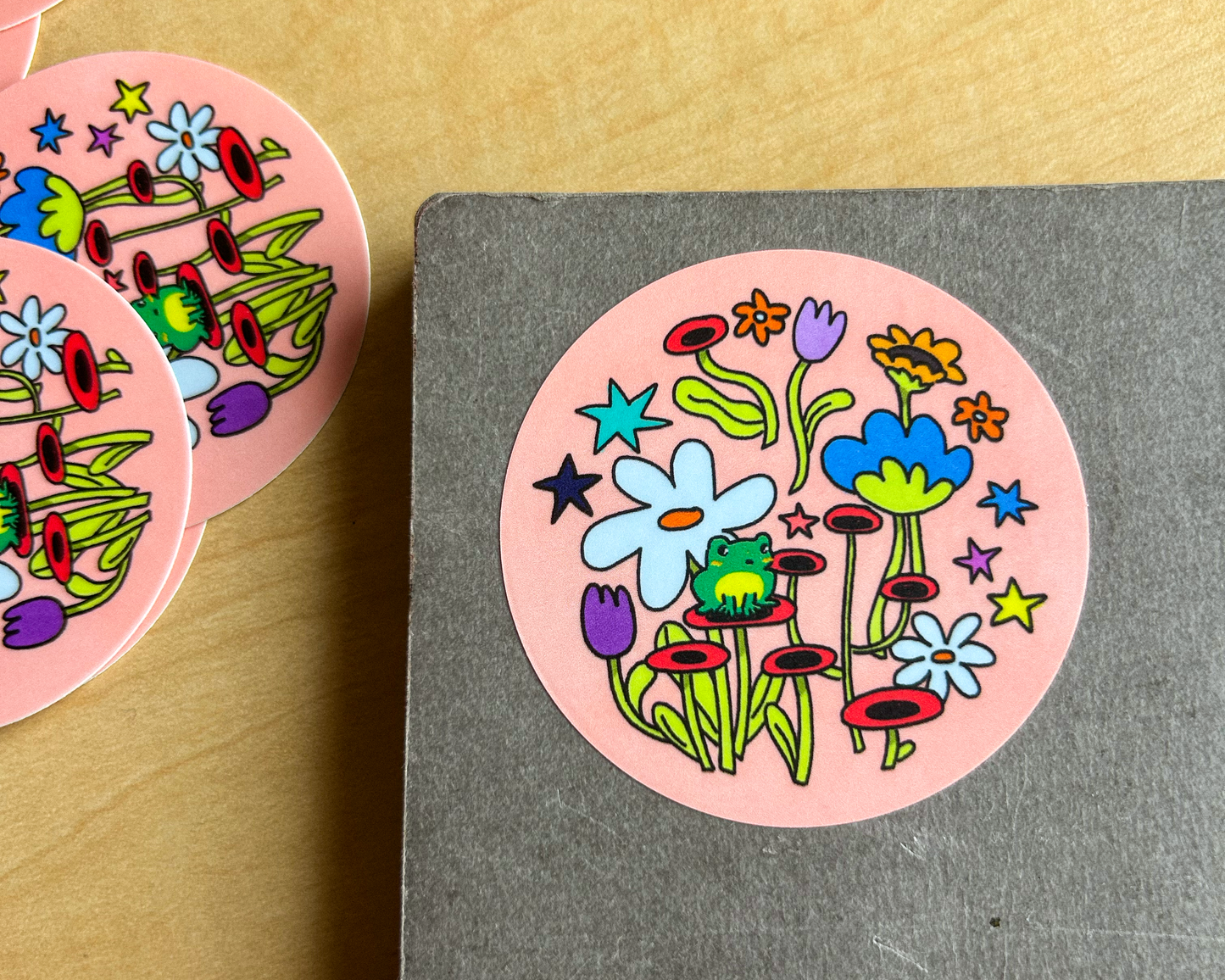 tiny frog sticker