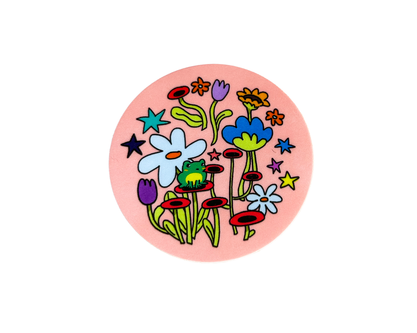 tiny frog sticker