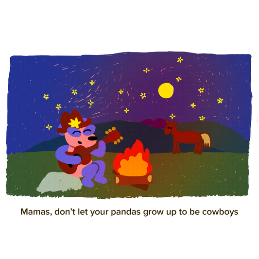 cowboy panda