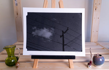 telephone wires fine art print