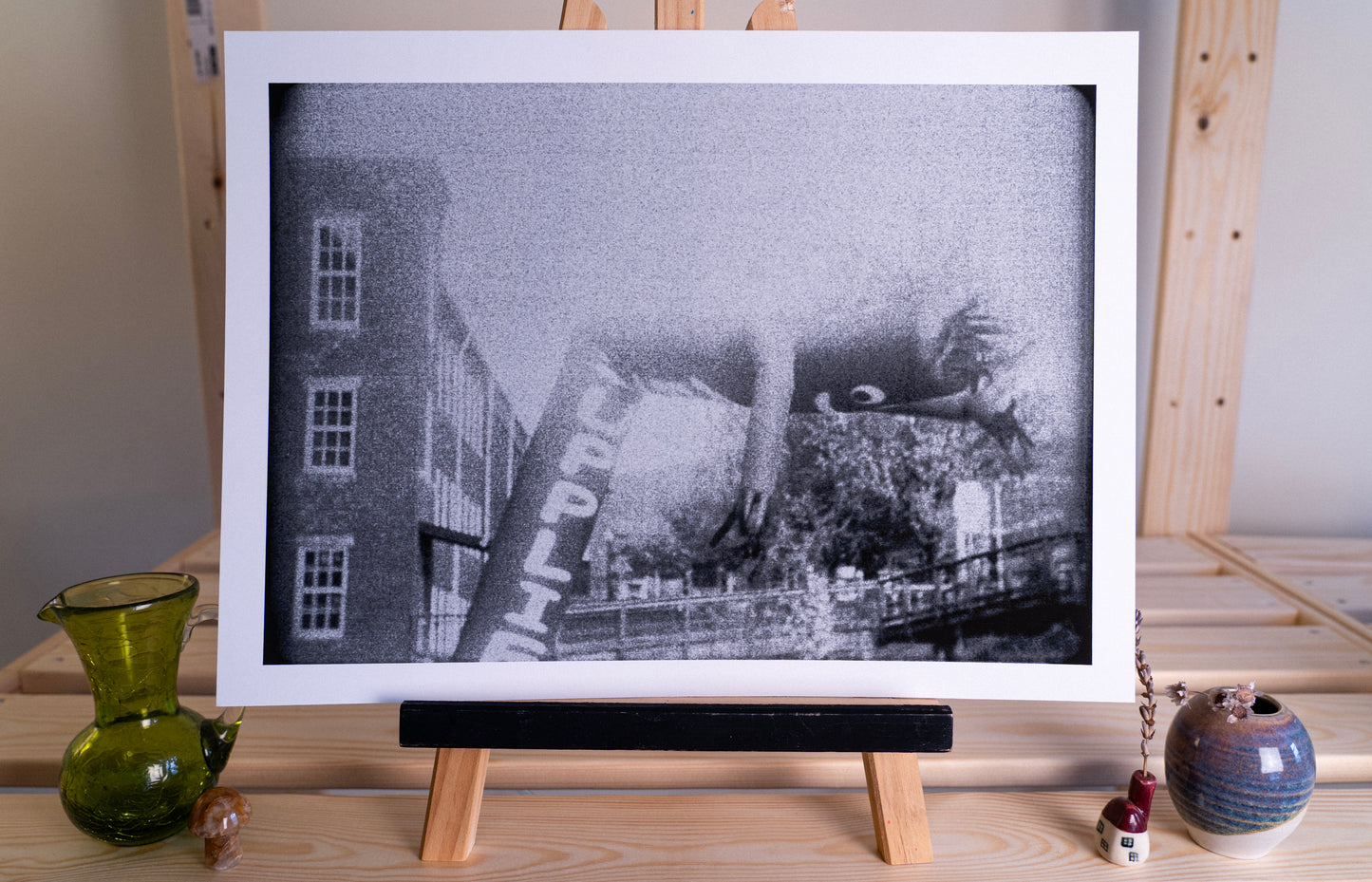 inflatable tube man fine art print