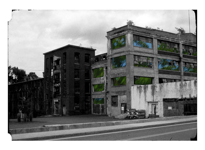 abandoned mill building fine art print