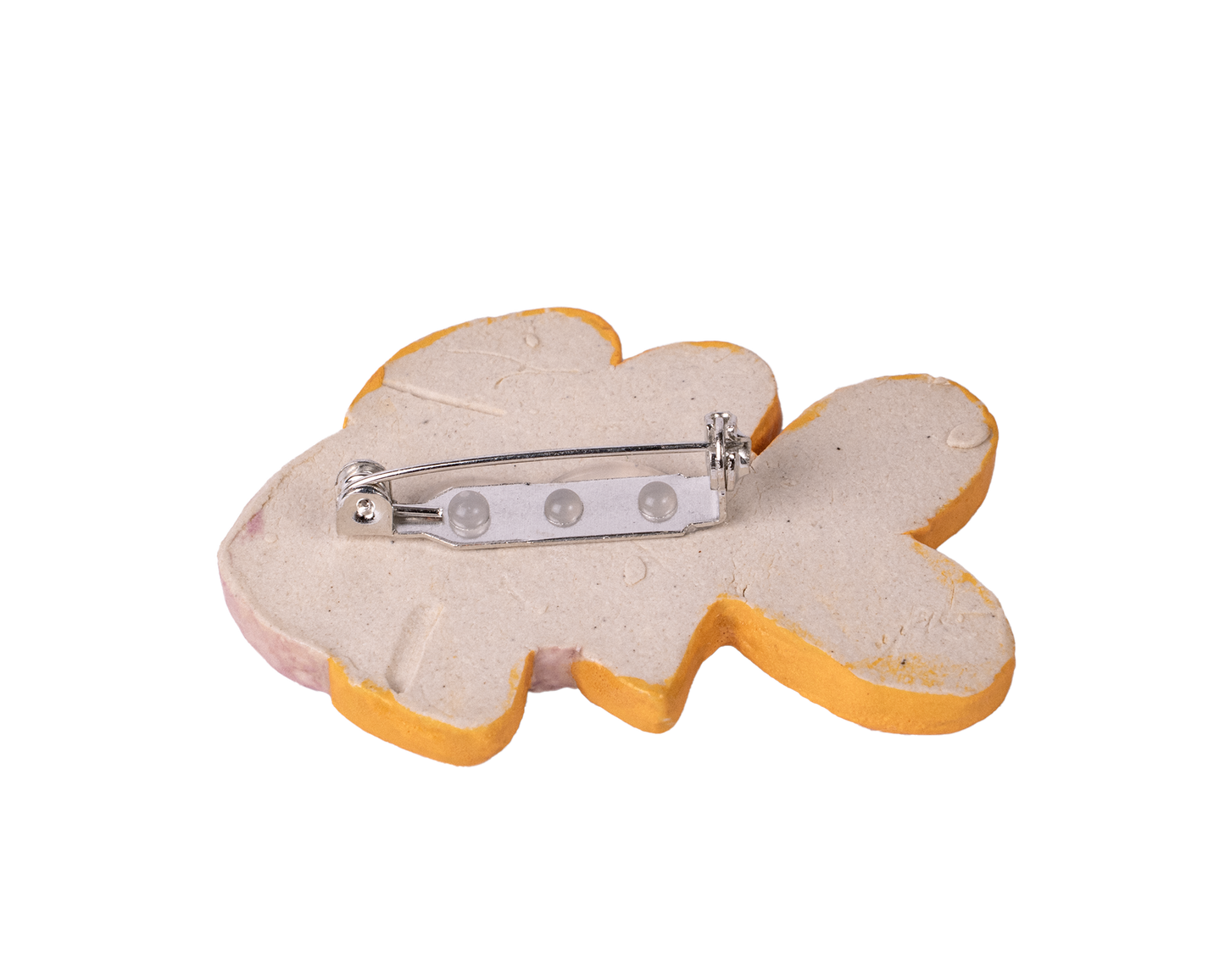 ceramic pin - goldfish